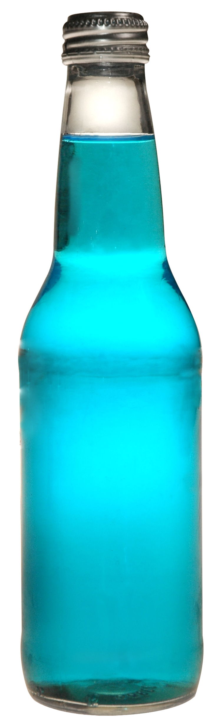 Picture Of Blue Soda Bottle