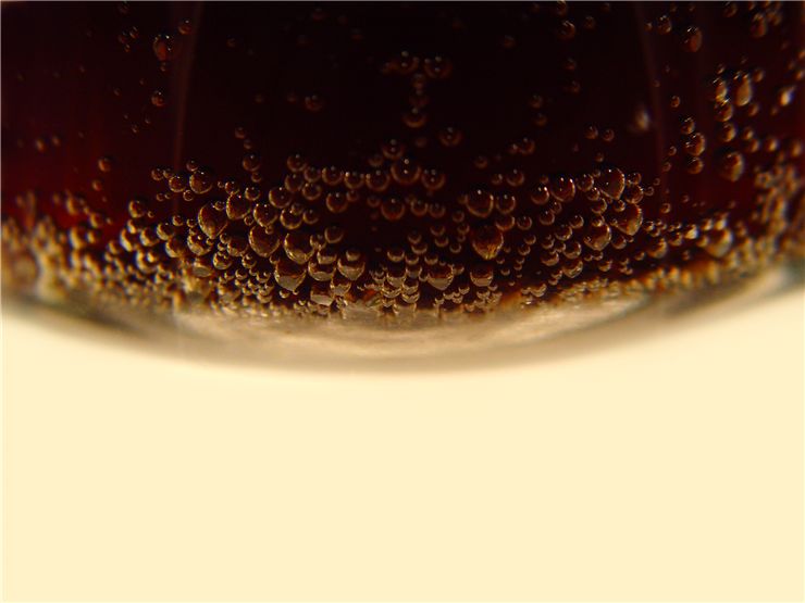 Picture Of Bubbles Of Soda