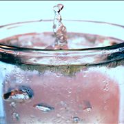 Picture Of Carbonated Water In Glass