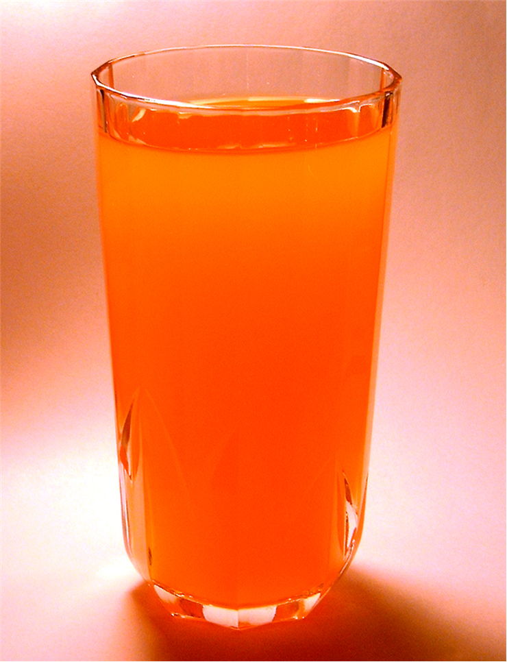 Picture Of Glass Of Orange Soda