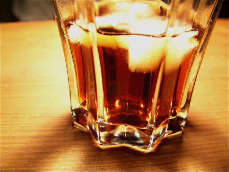 Picture Of Glass Of Soda Drink At The Bar