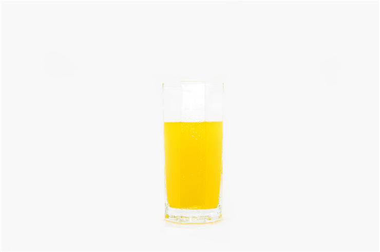 Picture Of Glass Of Yellow Soft Drink