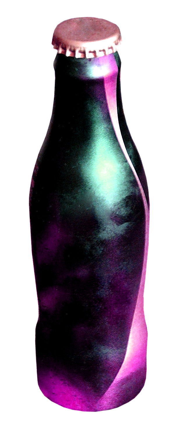 Picture Of Purple Soda Bottle