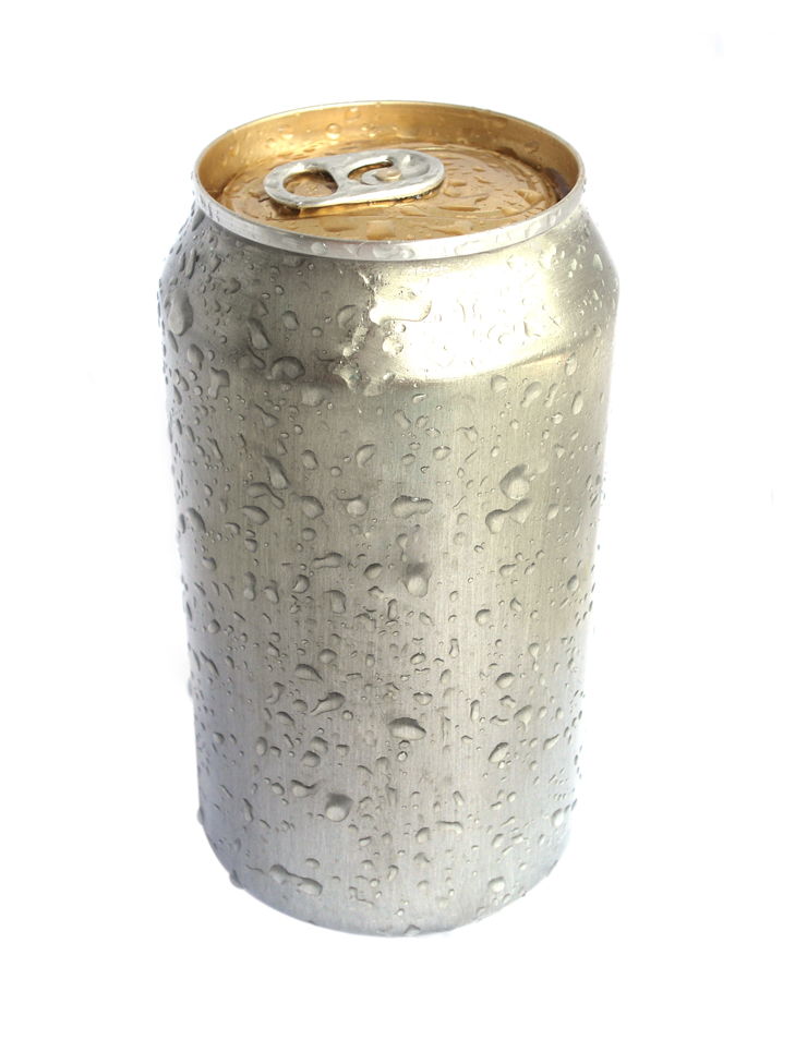 Picture Of Silver Aluminium Can