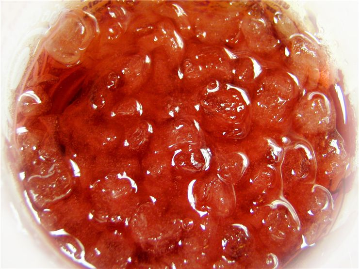 Picture Of Red Fruity Soft Drink